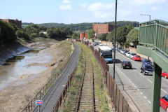 
Floating Harbour branch running between Cumberland Road and 'The Cut', August 2013